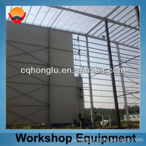 Low cost steel building showroom warehouse